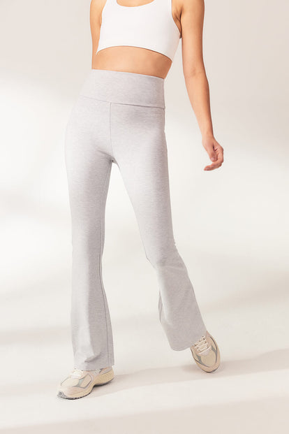 Legging léger flare grande taille - Light Gris Marl