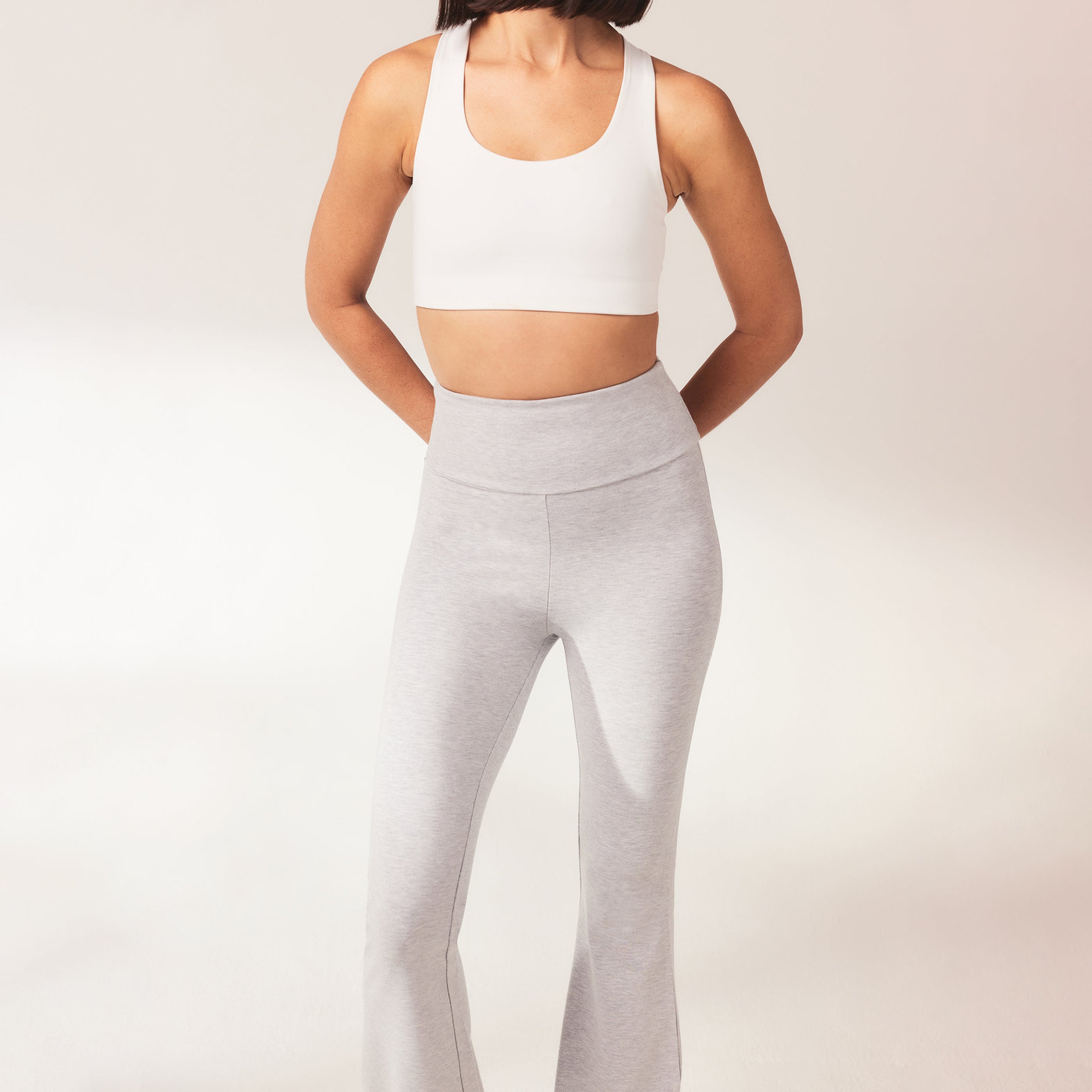 Legging léger flare - Light Gris Marl