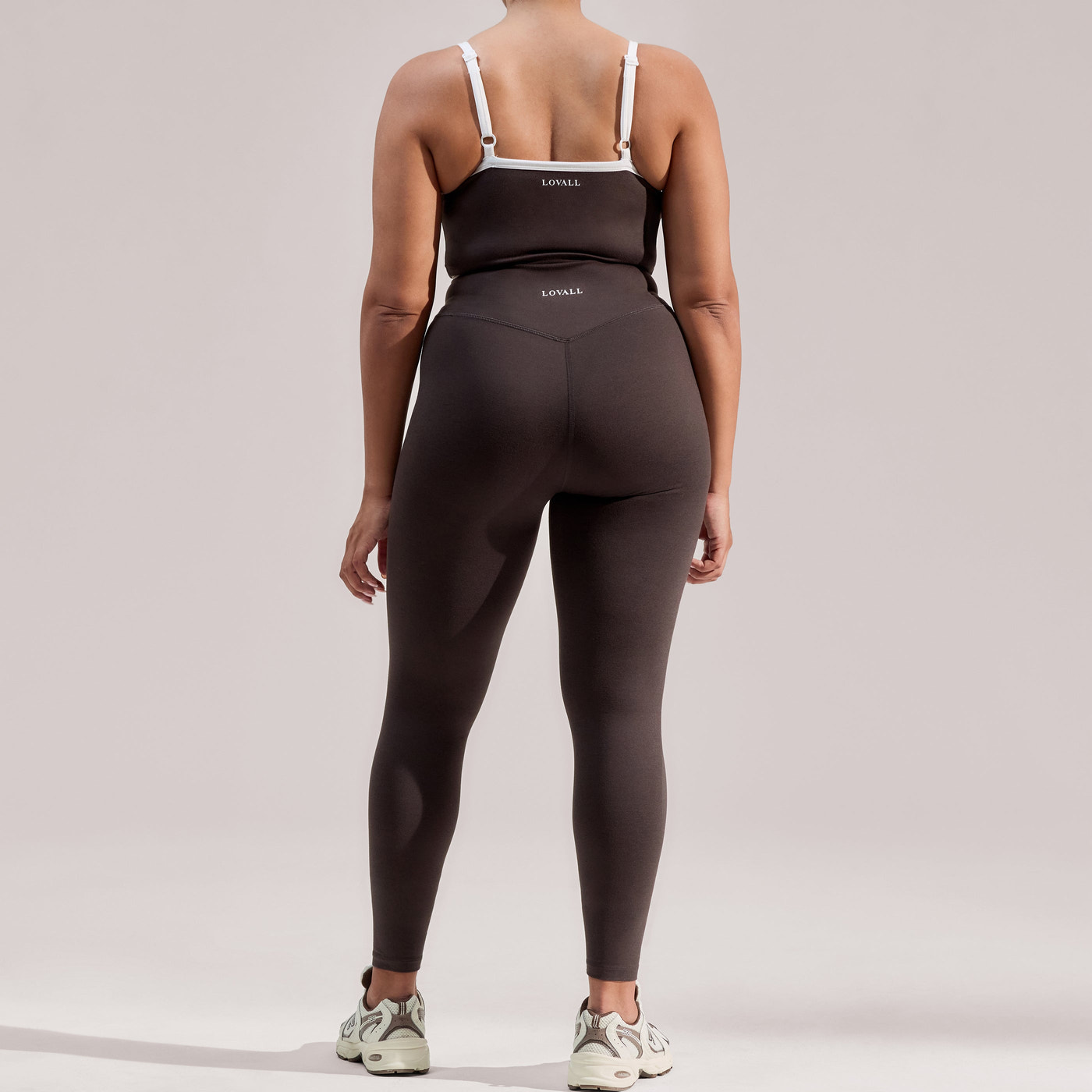 Curve Ultimate Everyday Wrap Waist Leggings - Black Coffee