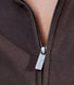 ALL SZN Organic Funnel Neck Zip Through - Black Coffee