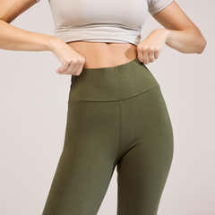 Legging taille haute de tous les jours - Vert kaki