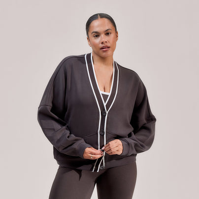 Curve Ultimate Everyday Cardigan - Black Coffee