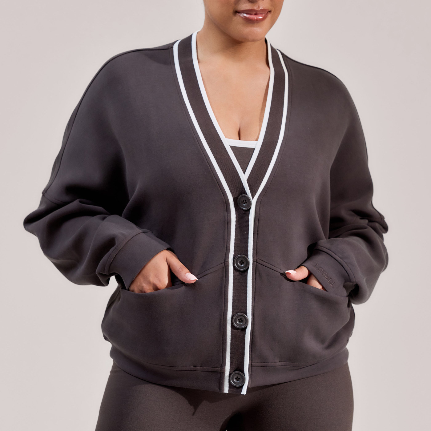 Curve Ultimate Everyday Cardigan - Black Coffee