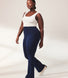 Legging léger flare grande taille - Marine