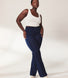 Legging léger flare grande taille - Marine