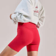 Short cycliste léger 6 pouces pour tous les jours - Rouge cerise
