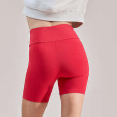 Short cycliste léger 6 pouces pour tous les jours - Rouge cerise
