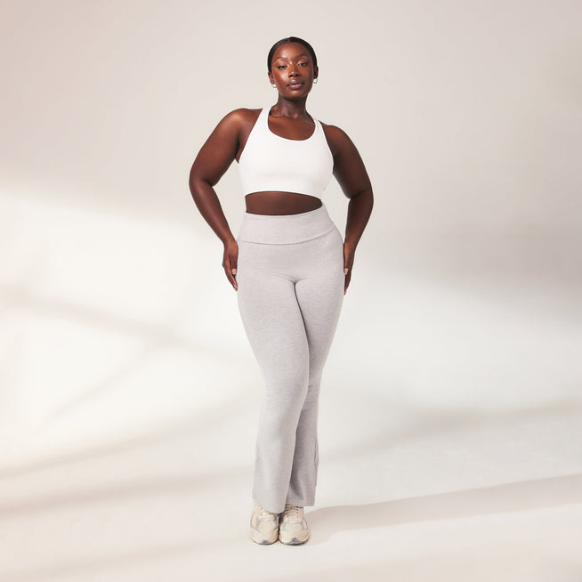 Legging léger flare grande taille - Light Gris Marl