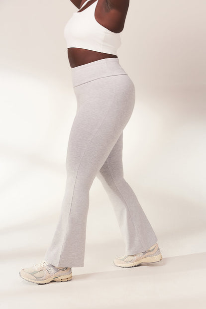 Legging léger flare grande taille - Light Gris Marl