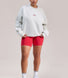 Curve ALL SZN Organic Oversized Graphic Sweatshirt Collective 1 - Light Grey Marl