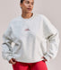 Curve ALL SZN Organic Oversized Graphic Sweatshirt Collective 1 - Light Grey Marl