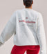 ALL SZN Organic Oversized Graphic Sweatshirt Collective 1 - Light Grey Marl