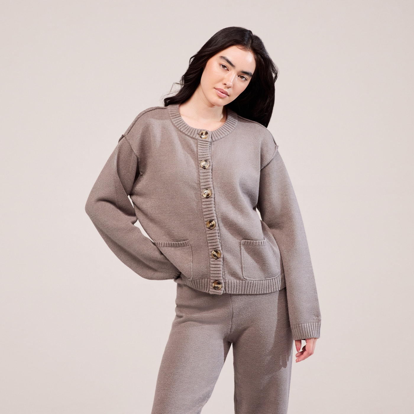 Soft Knit Cardigan - Mocha