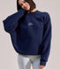 ALL SZN Organic Oversized Graphic Sweatshirt Collective 1 - Navy