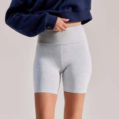 Shorts de cyclisme légers pour tous les jours - Gris clair chiné