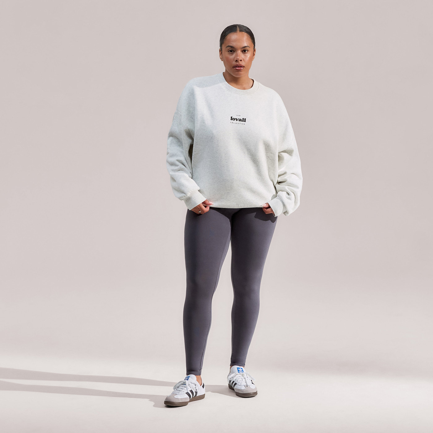 Legging taille haute grande taille Everyday - Odyssey Gris