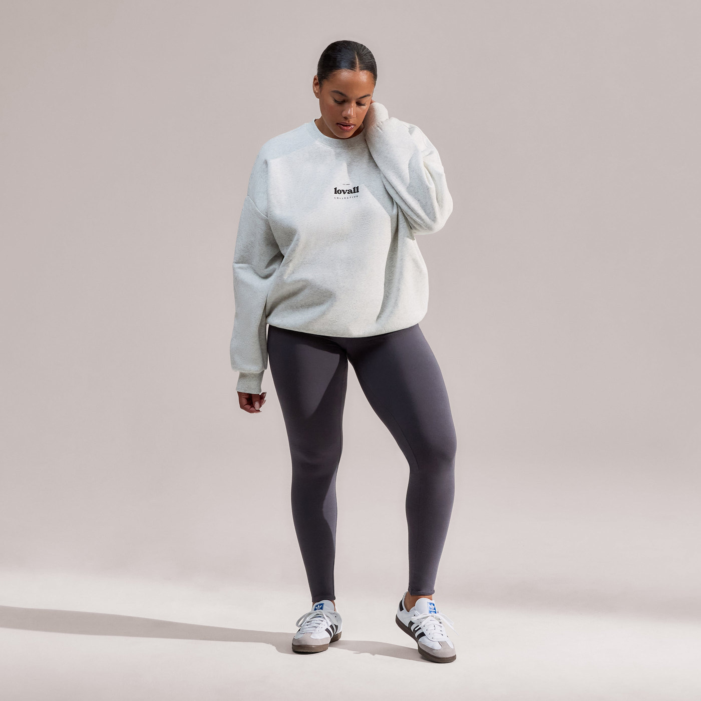 Legging taille haute grande taille Everyday - Odyssey Gris