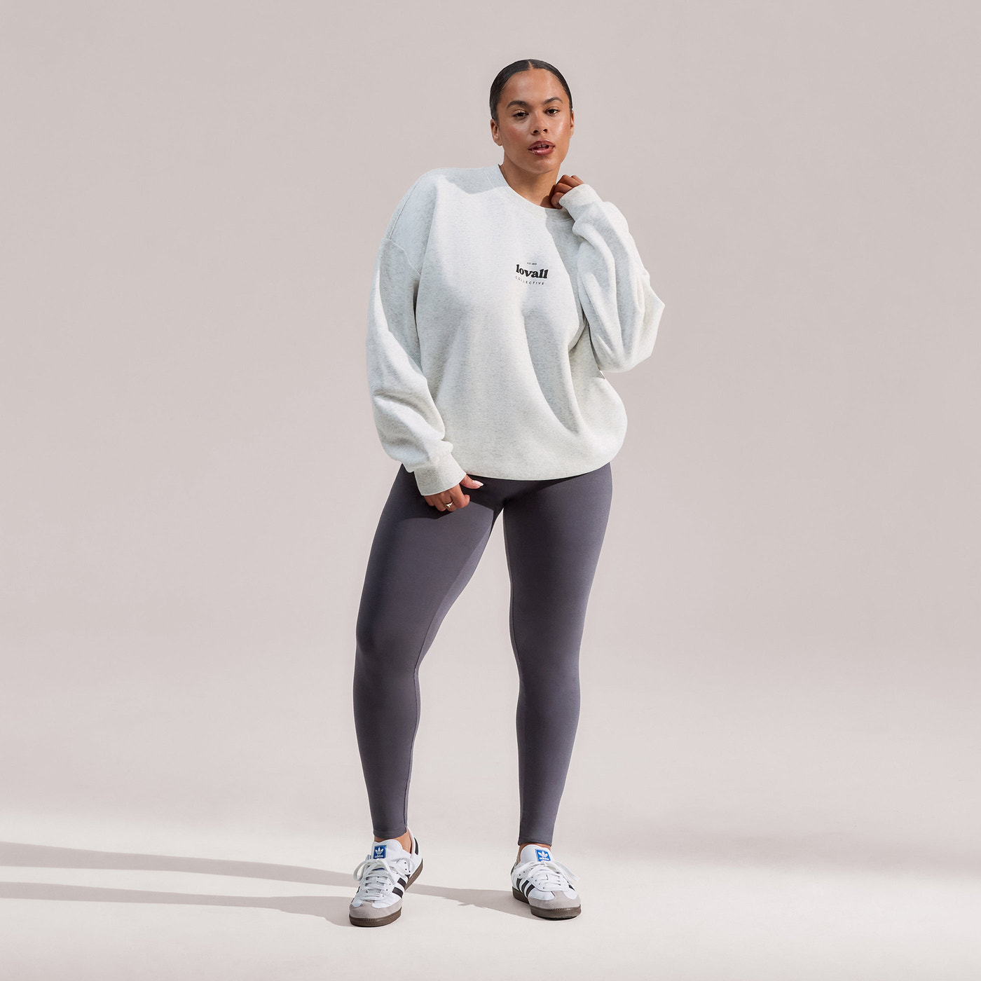 Legging taille haute grande taille Everyday - Odyssey Gris