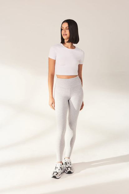 Legging léger taille haute grande taille Everyday - Light Gris Marl