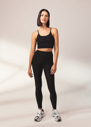 Legging taille haute ultradoux grande taille Ultimate - Noir