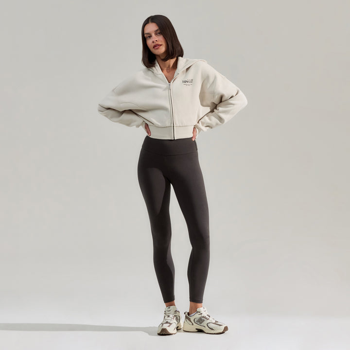 Everyday High Waisted Leggings - Black Coffee