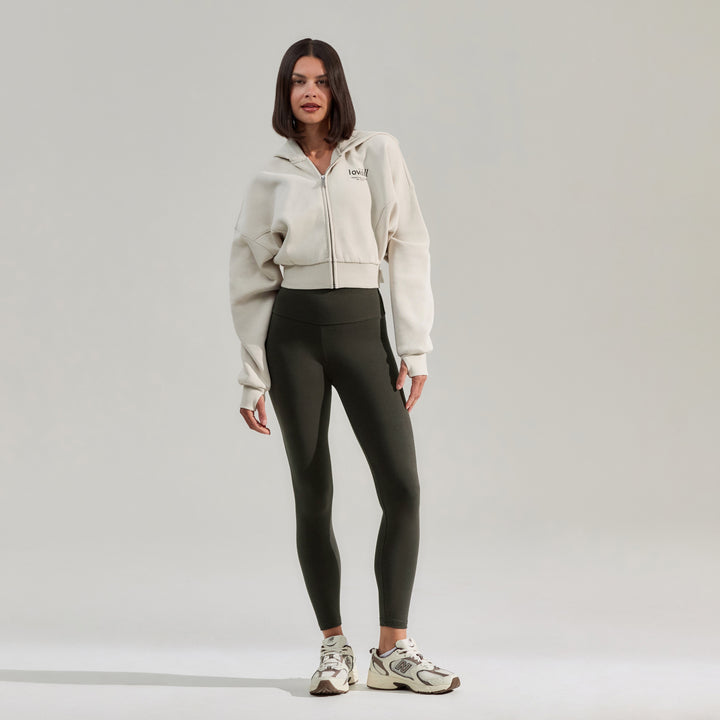 Everyday High Waisted Leggings - Pine