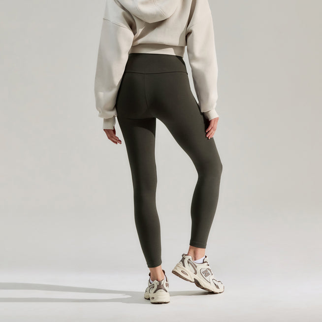 Everyday High Waisted Leggings - Pine