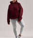 Curve Heavyweight Oversized Hoodie - Burgundy