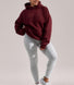 Curve Heavyweight Oversized Hoodie - Burgundy