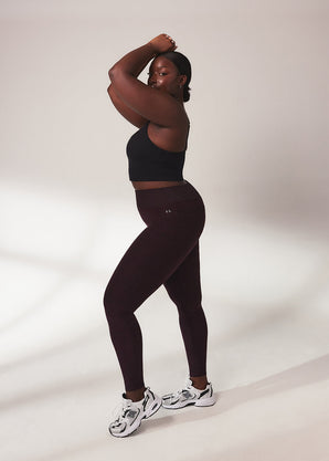 Legging taille haute ultradoux grande taille Ultimate - Winter Berry