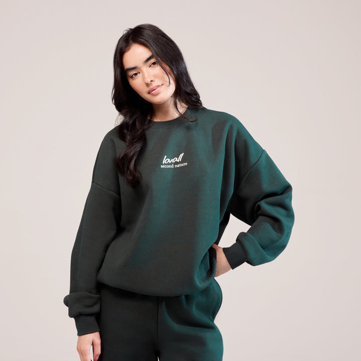 Sweat-shirt Oversize Bio Paysage - Pin