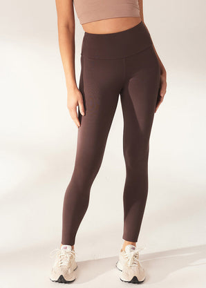 Legging léger taille haute grande taille Everyday - Espresso Marron