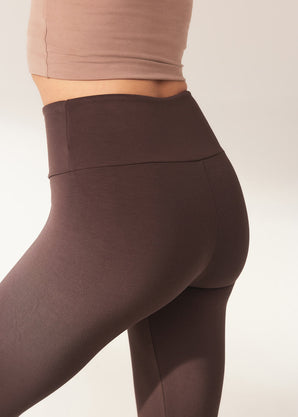 Legging léger taille haute grande taille Everyday - Espresso Marron