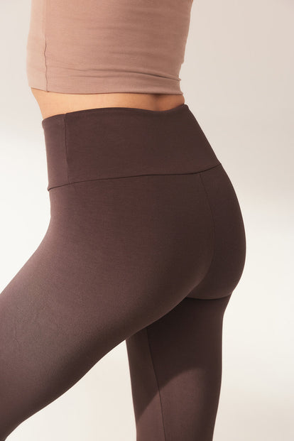 Legging léger taille haute Everyday - Espresso Marron