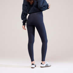 Leggings taille haute quotidiens d'hiver – Bleu marine vintage