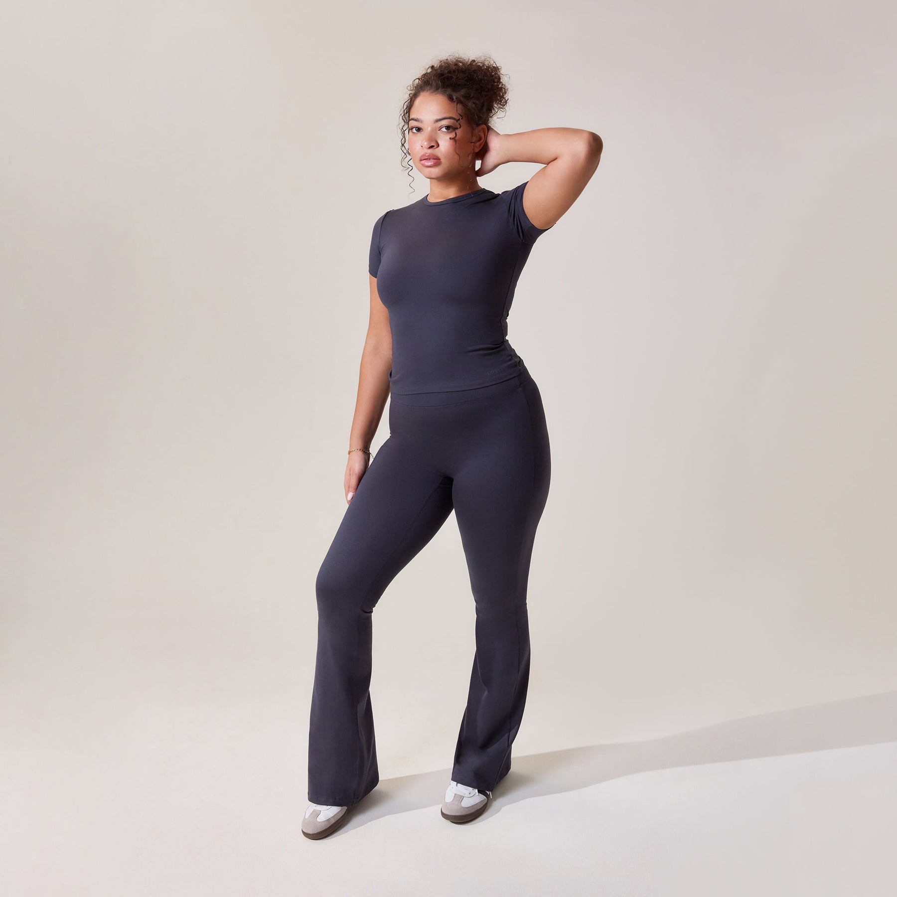 Curve Ultimate Everyday Flare Leggings - Vintage Navy