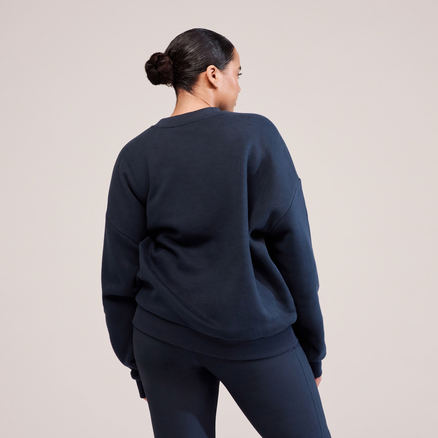 Curve Heavyweight Oversized Sweatshirt Varsity - Vintage Navy