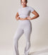 Curve Ultimate Everyday Flare Leggings - Light Grey Marl