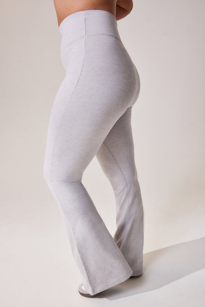 Curve Ultimate Everyday Flare Leggings - Light Grey Marl