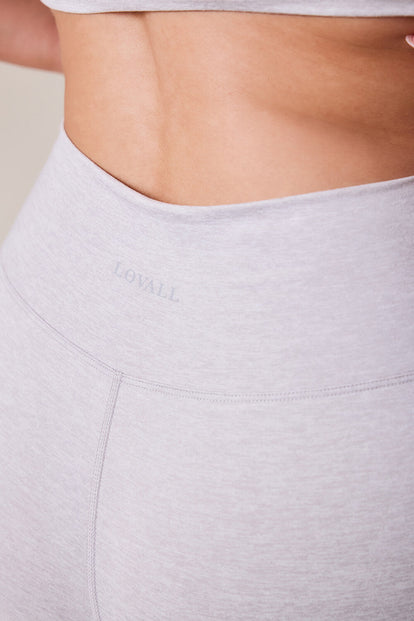 Curve Ultimate Everyday Flare Leggings - Light Grey Marl