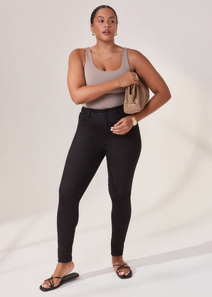 Jean sculptant Lift & Shape grande taille - Noir