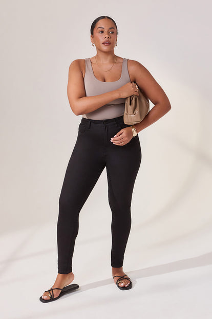 Jean sculptant Lift & Shape grande taille - Noir