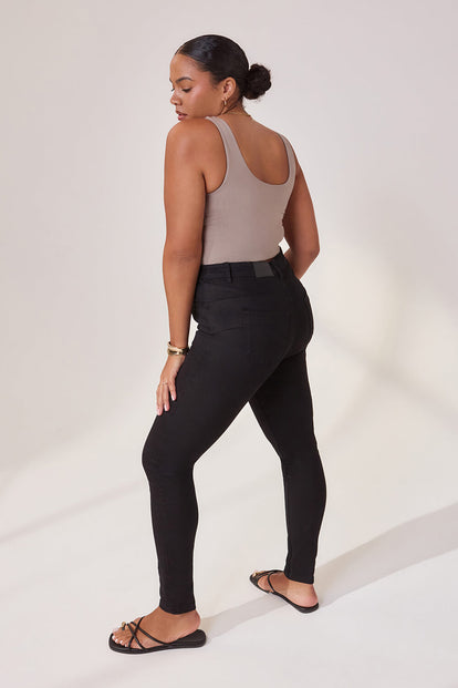 Jean sculptant Lift & Shape grande taille - Noir
