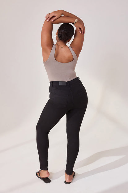 Jean sculptant Lift & Shape grande taille - Noir