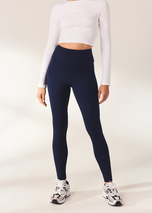 Legging léger taille haute Everyday - Marine