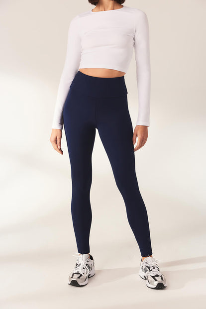 Legging léger taille haute Everyday - Marine