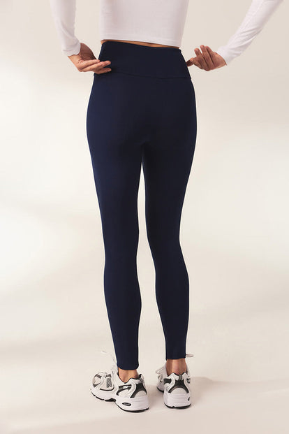 Legging léger taille haute grande taille Everyday - Marine