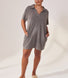 Curve Lightweight Collared Knit Dress - Slate Green