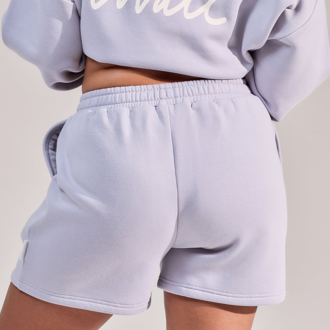 Curve ALL SZN Organic Sweat Shorts - Lilac Mist