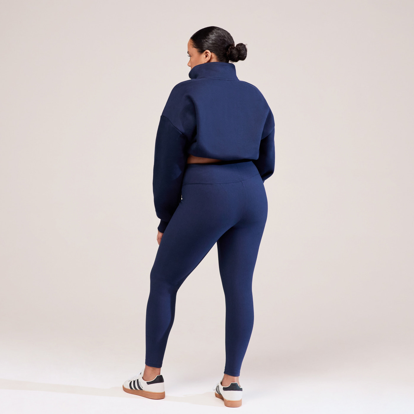 Curve Heavyweight 1/4 Zip Sweatshirt - Navy
